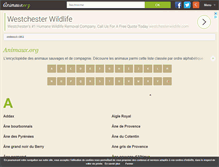 Tablet Screenshot of animaux.org