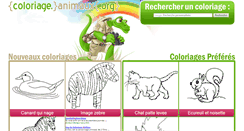 Desktop Screenshot of coloriage.animaux.org