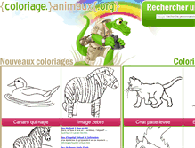 Tablet Screenshot of coloriage.animaux.org