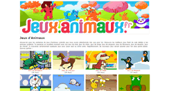 Desktop Screenshot of jeux.animaux.fr