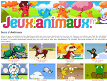 Tablet Screenshot of jeux.animaux.fr